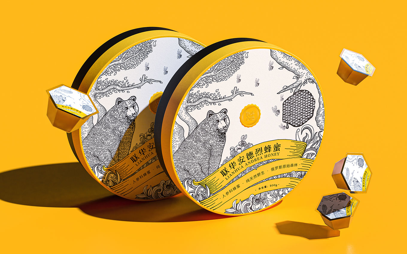 蜂蜜包装盒设计